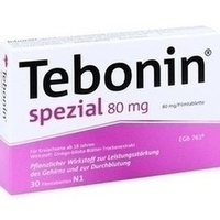 Abbildung Tebonin Spezial 80mg Filmtabletten