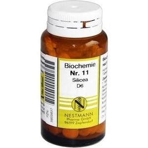 BIOCHEMIE 11 Silicea D 6 Tabl. Schüßler Salze Nestmann Schüßler Salze Nestma Preisvergleich