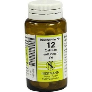  BIOCHEMIE   12 Calcium Sulfuricum  Schüßler Salze Nestmann Schüßler Salze Nest Preisvergleich