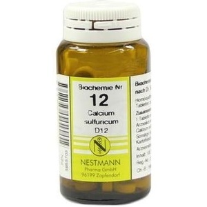 BIOCHEMIE 12 Calcium Sulfuricum Schüßler Salze Nestmann Schüßler Salze Nest Preisvergleich