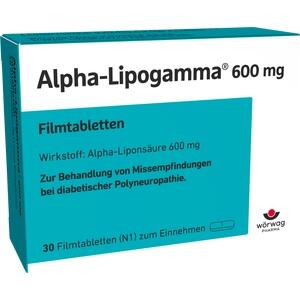 ALPHA LIPOGAMMA 600 mg Filmtabletten 30 St Preisvergleich