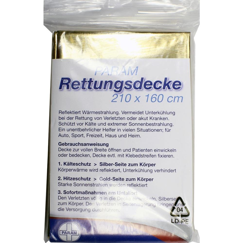 RETTUNGSDECKE GOLD / SILBER, 1 Stück, PZN 4821509 - Schiller-Apotheke