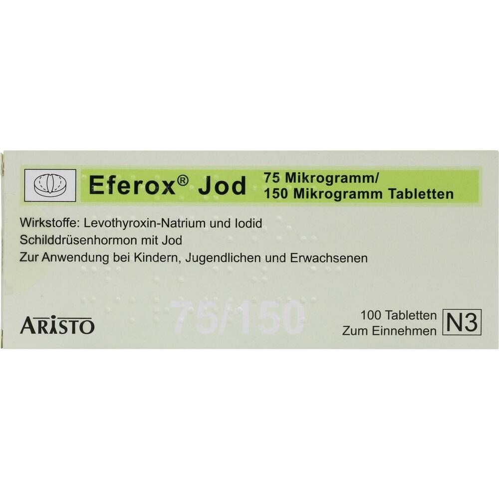 EFEROX Jod 75 μg/150 μg Tabletten