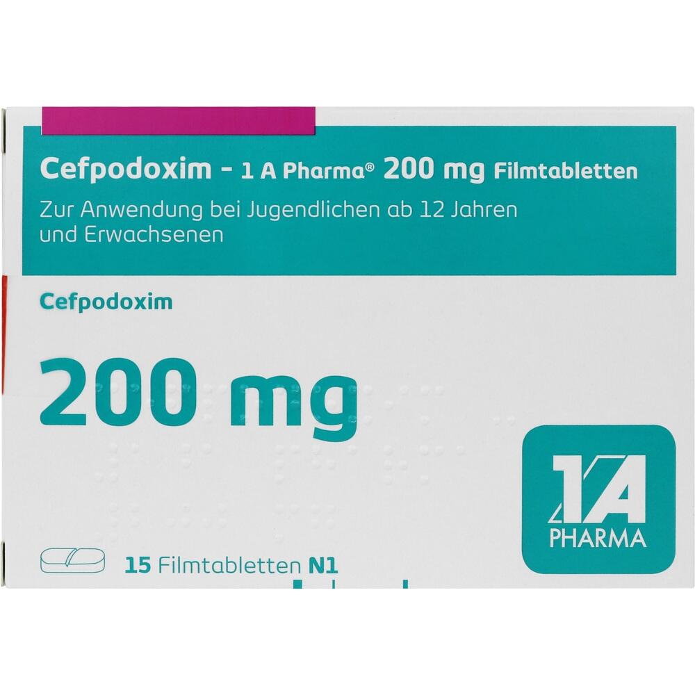 CEFPODOXIM-1A Pharma 200 mg Filmtabletten