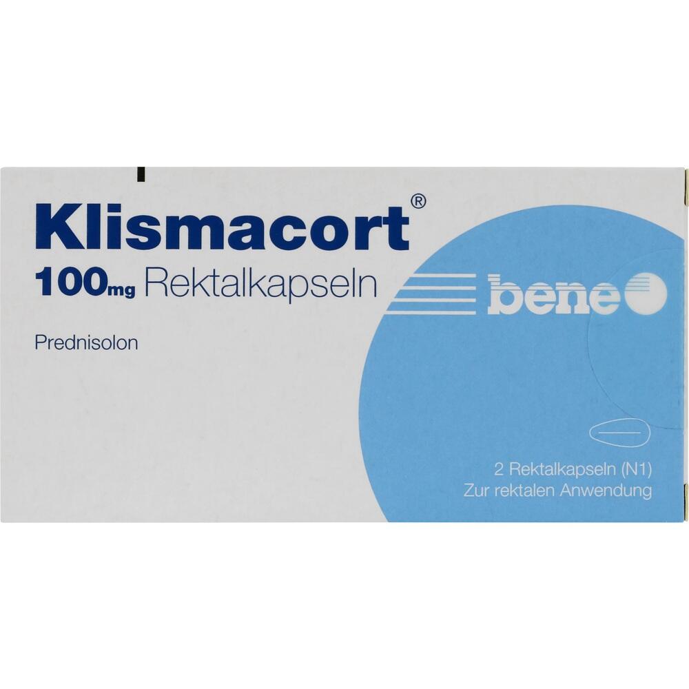 KLISMACORT 100 mg Rektalkapseln