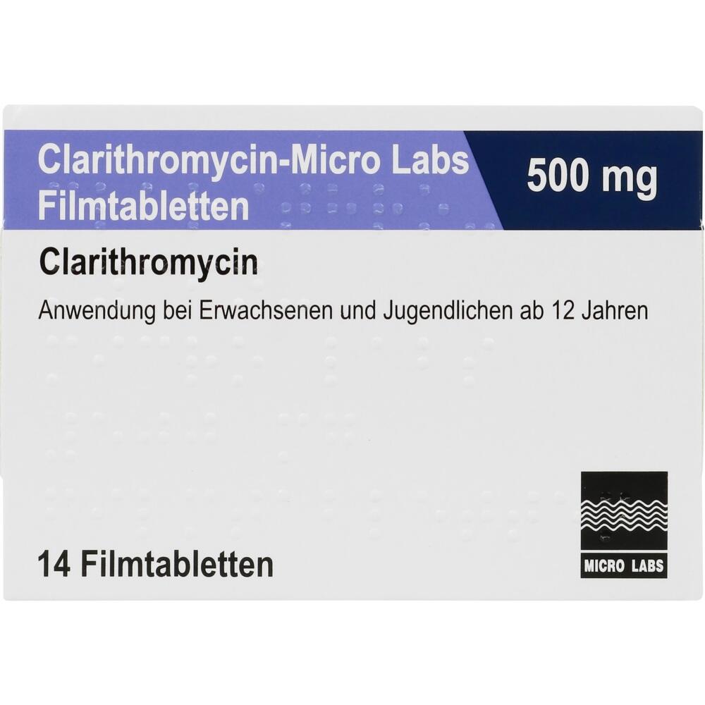 CLARITHROMYCIN Micro Labs 500 mg Filmtabletten