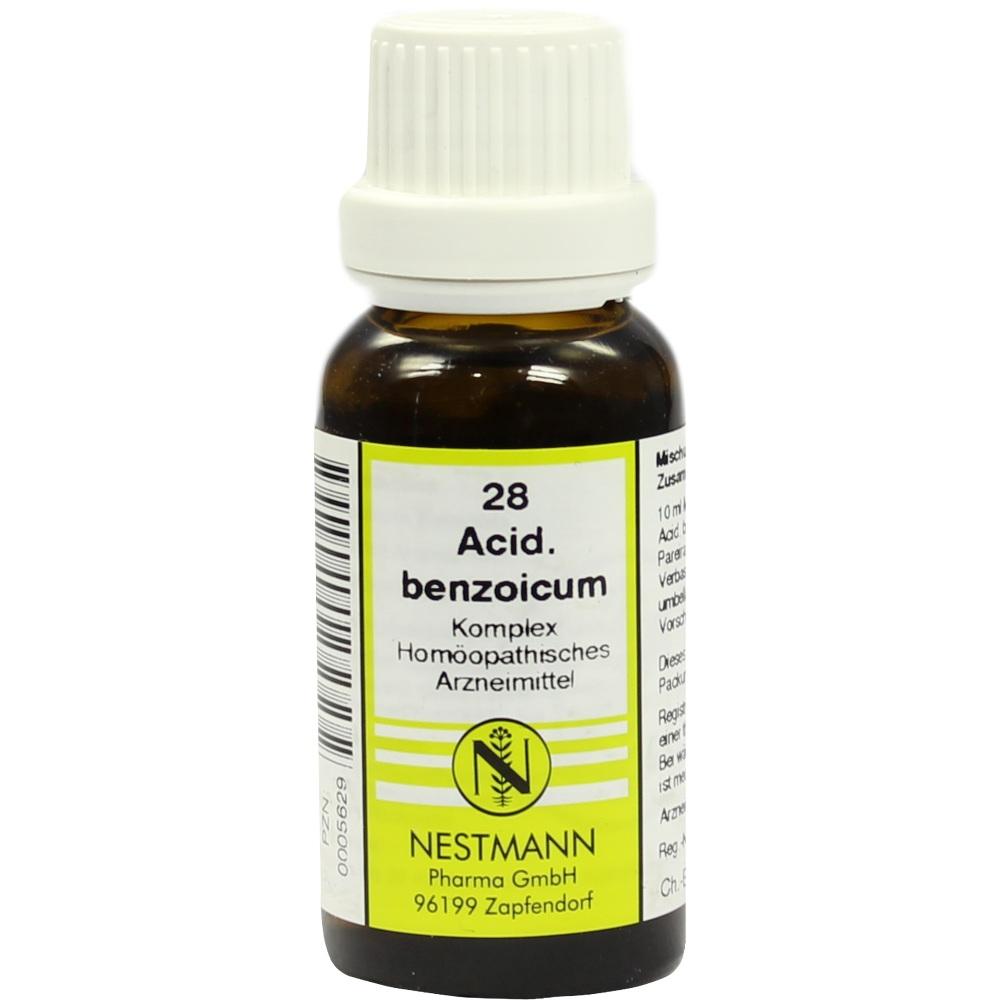 ACIDUM BENZOICUM KOMPLEX Nr.28 Dilution