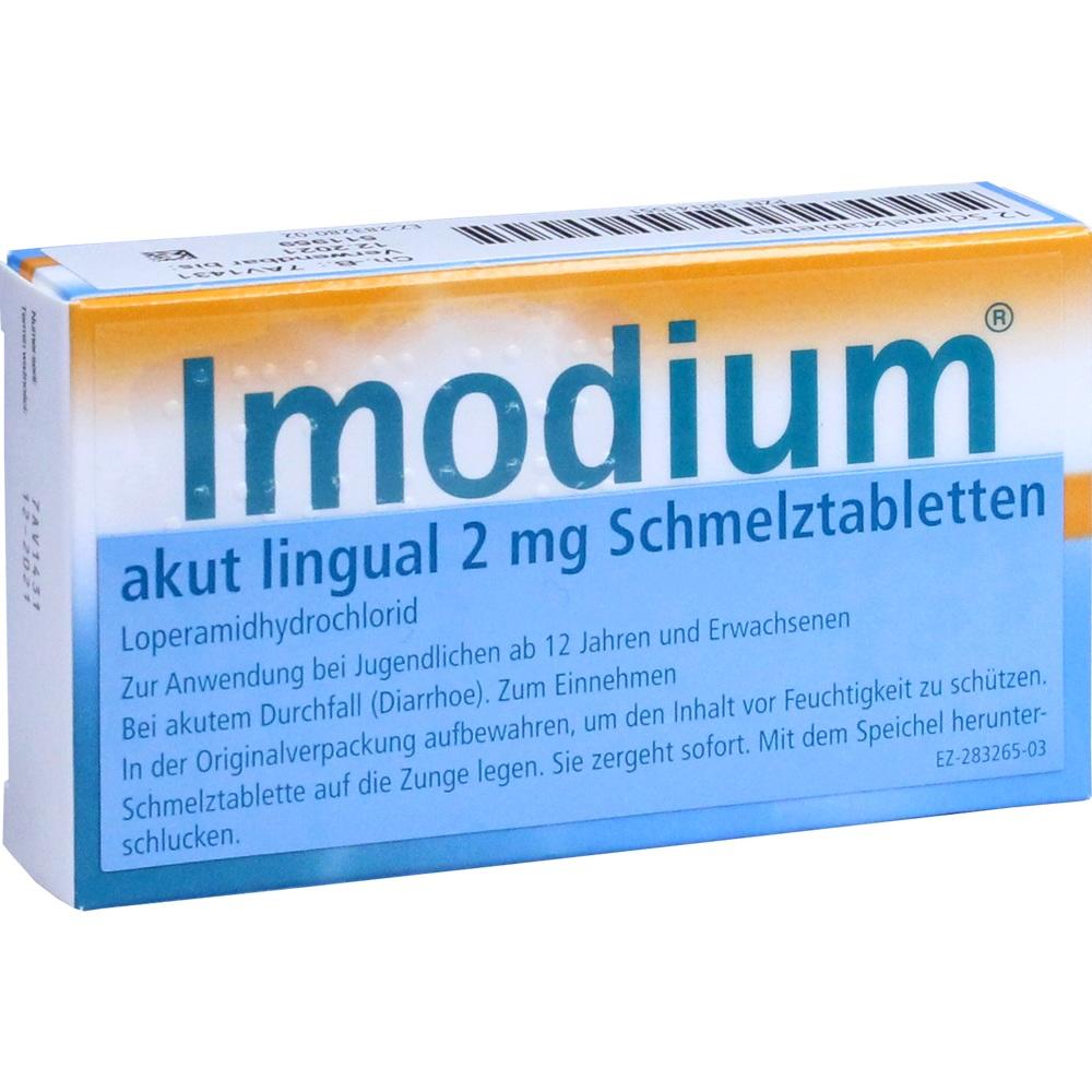 Imodium akut lingual