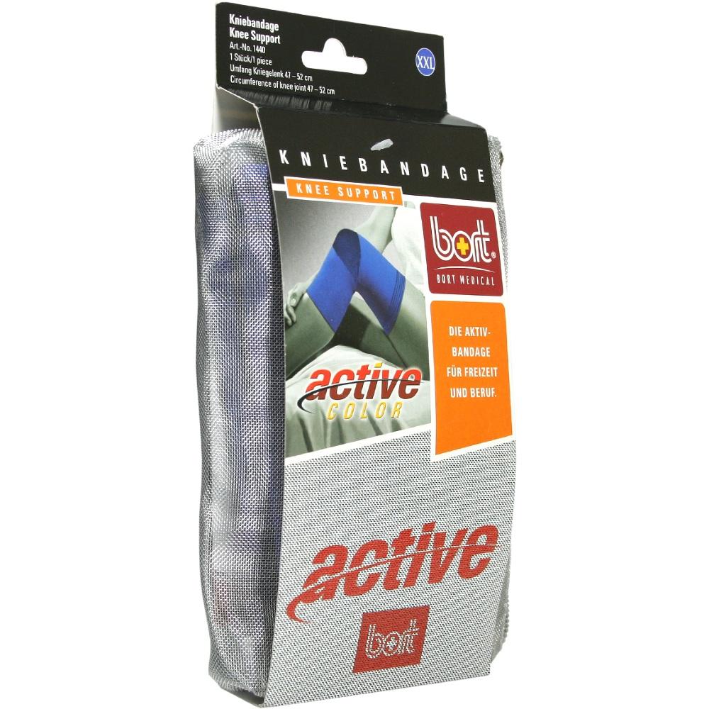 BORT ActiveColor Kniebandage xx-large blau