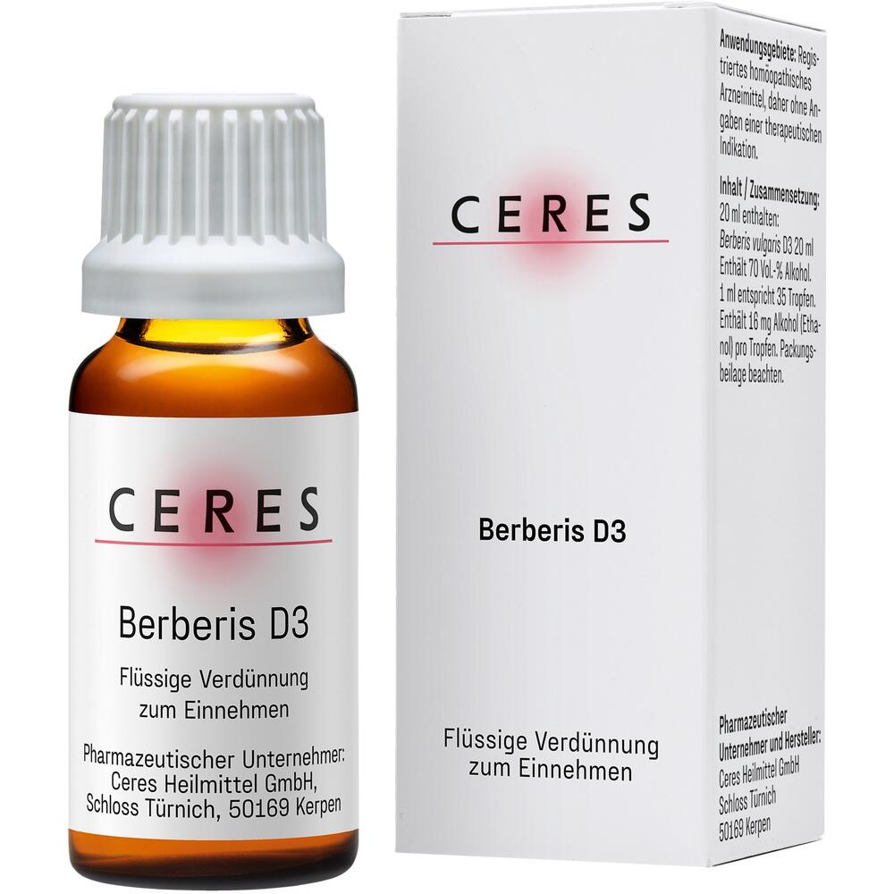 CERES Berberis D 6 Dilution