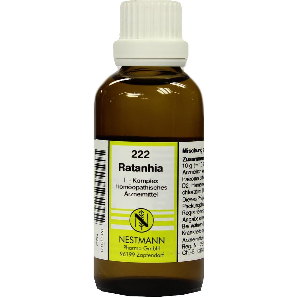 RATANHIA F Komplex Nr.222 Dilution