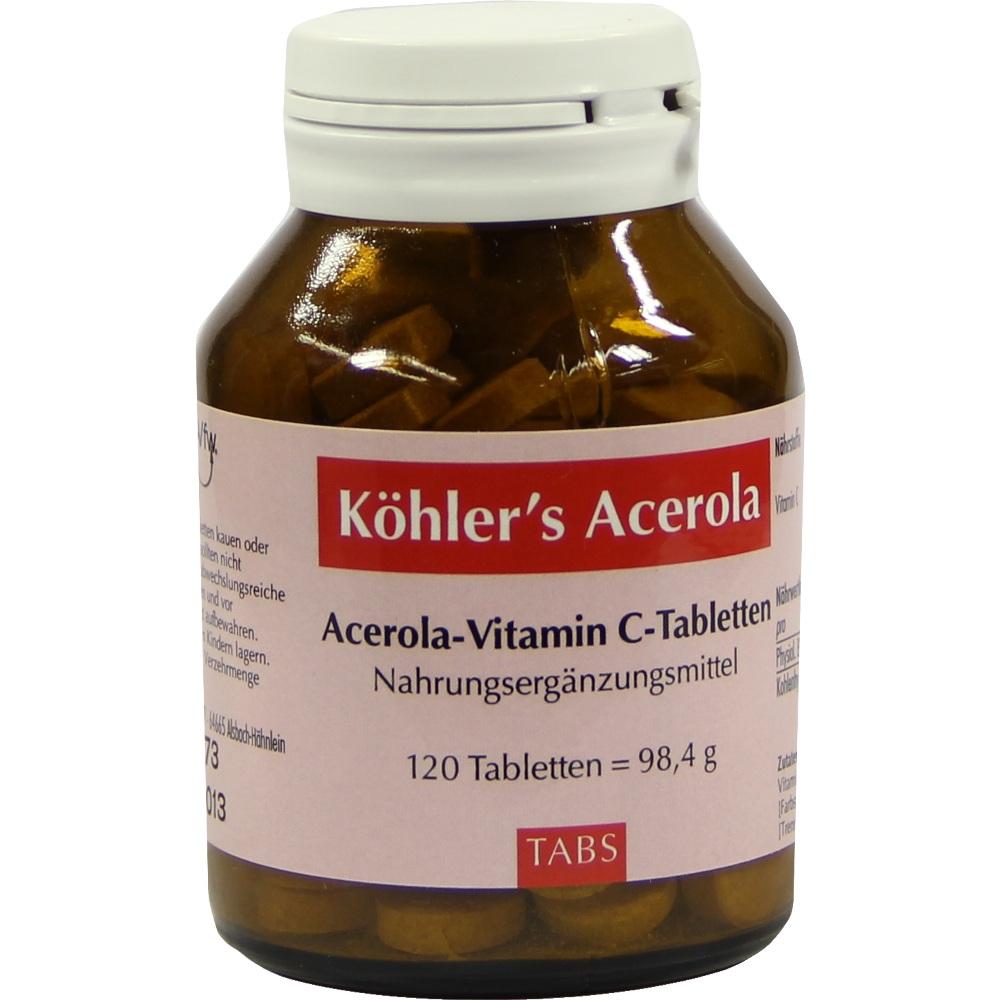 KÖHLER&#039;S Acerola Tabletten