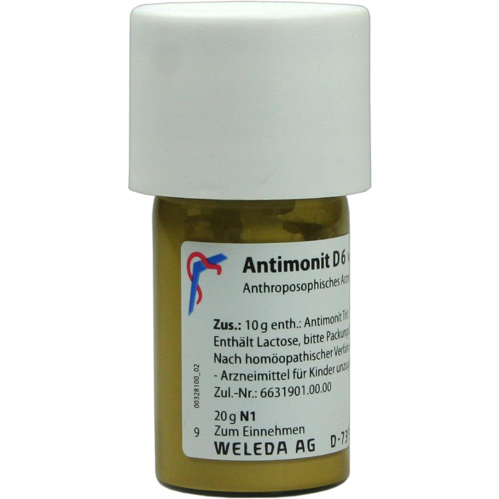 WELEDA ANTIMONIT D 6 Trituration