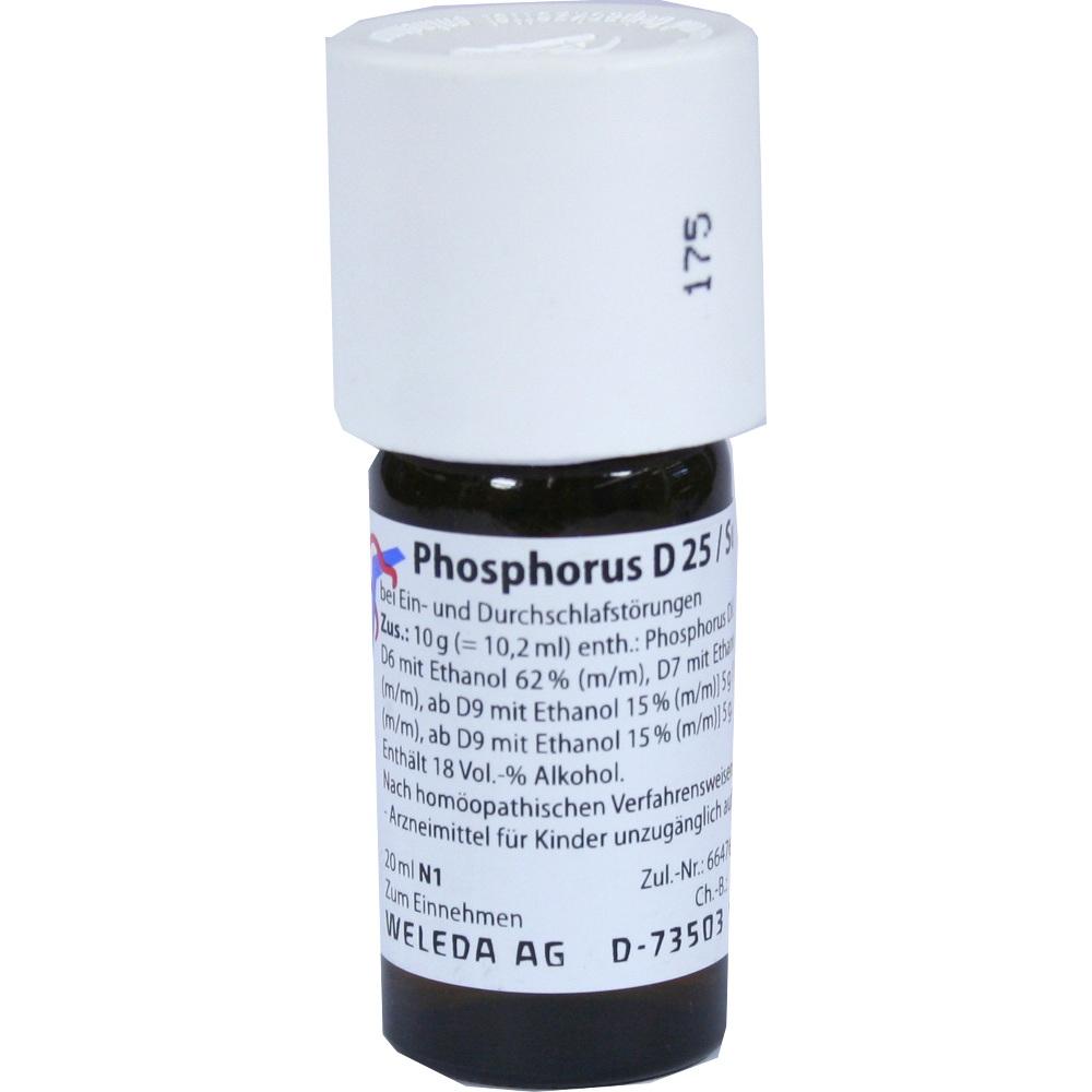 WELEDA PHOSPHORUS D 25/Sulfur D 25 aa Dilution