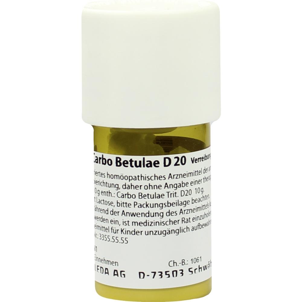 WELEDA CARBO BETULAE D 20 Trituration