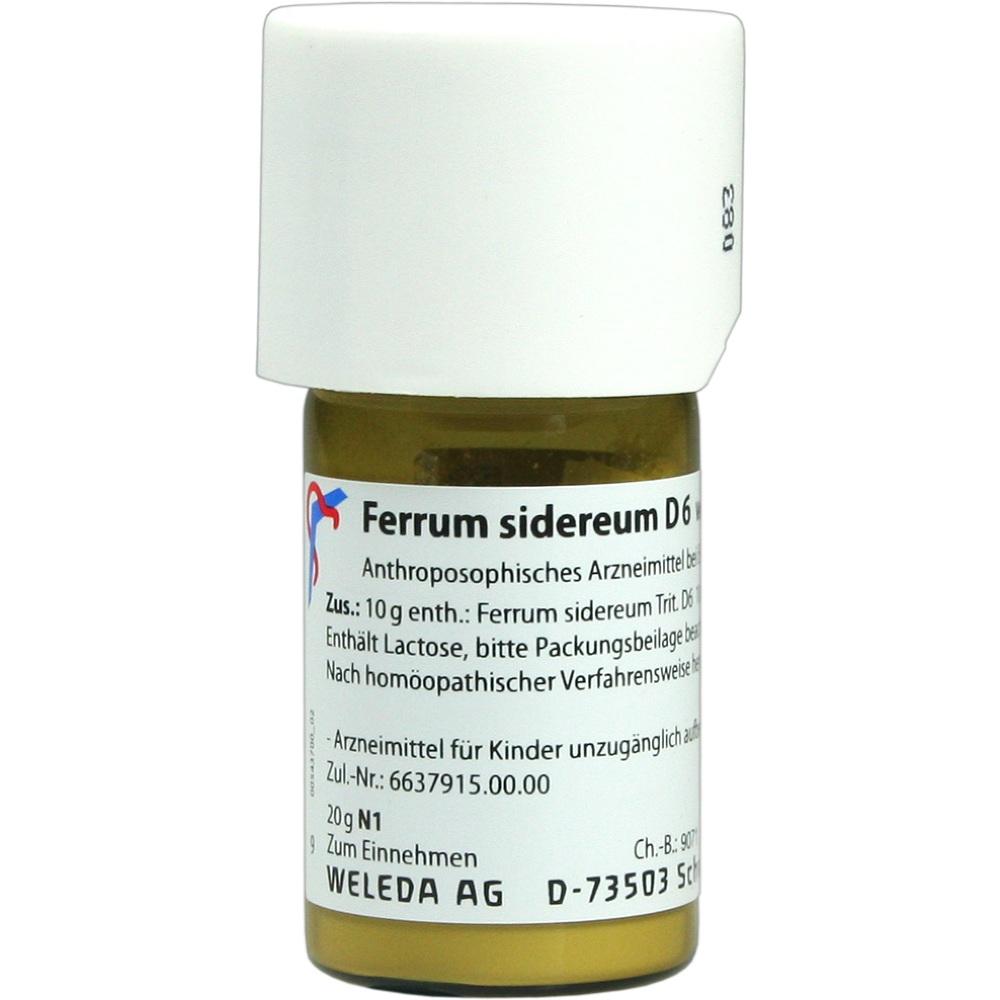 WELEDA FERRUM SIDEREUM D 6 Trituration