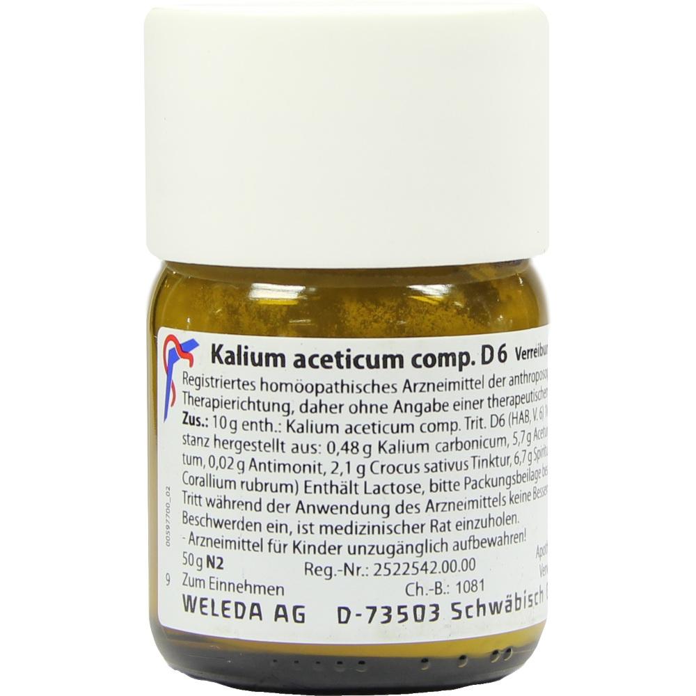 WELEDA KALIUM ACETICUM COMP.D 6 Trituration