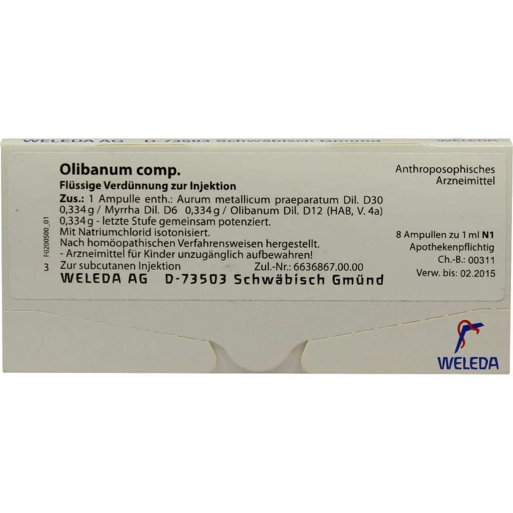 WELEDA OLIBANUM COMP.Ampullen