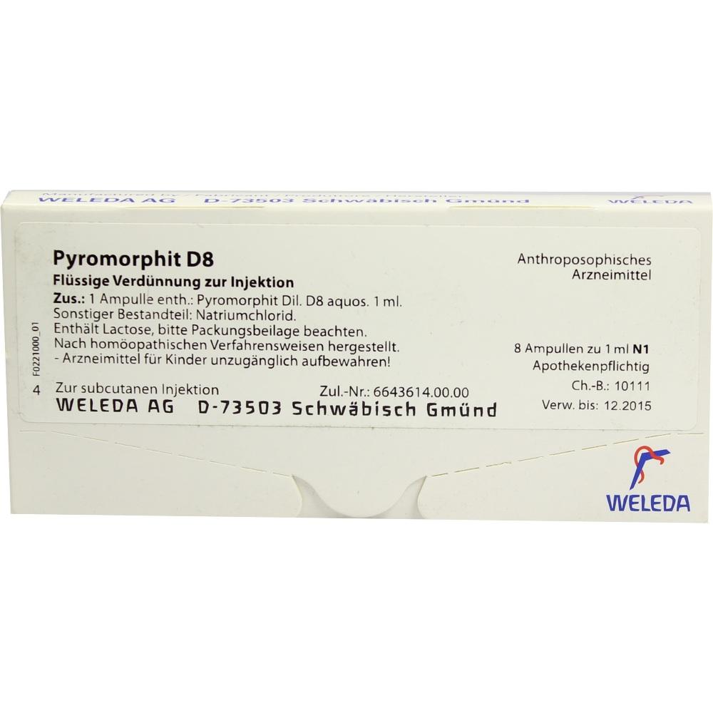 WELEDA PYROMORPHIT D 8 Ampullen