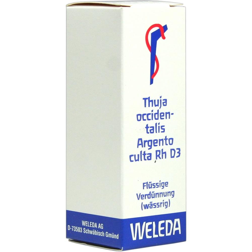 WELEDA THUJA OCCIDENTALIS ARGENTO culta Rh D 3 Dilution