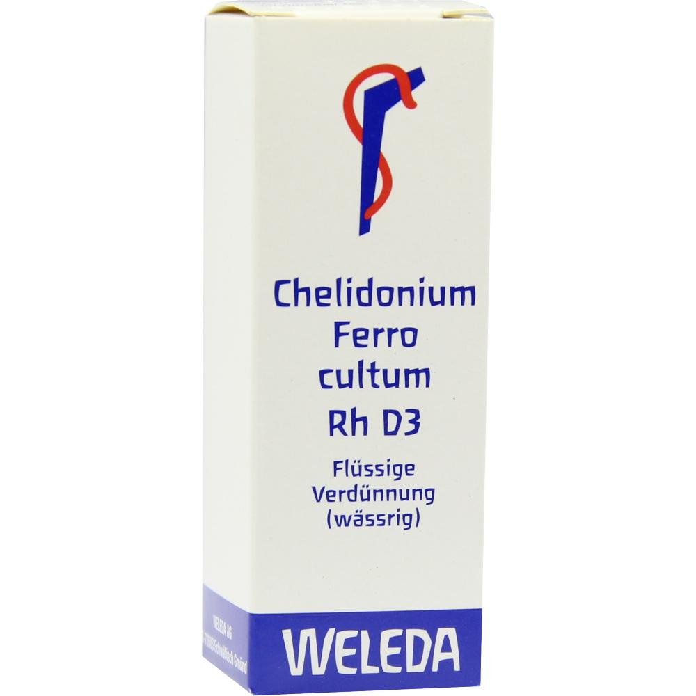 WELEDA CHELIDONIUM FERRO CULTUM Rh D 3 Dilution