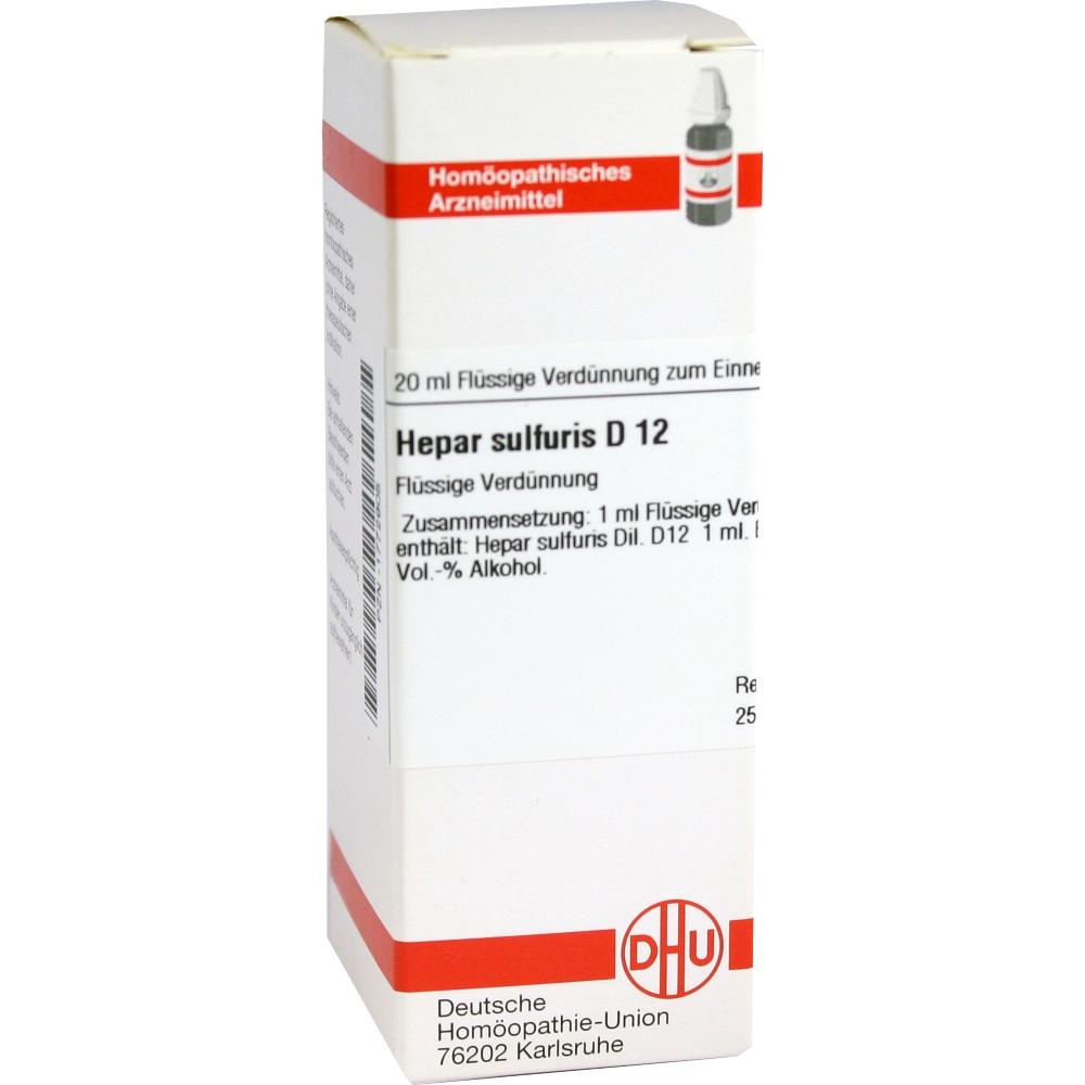 HEPAR SULFURIS D 12 Dilution 20 ml | Aliva | 01772905