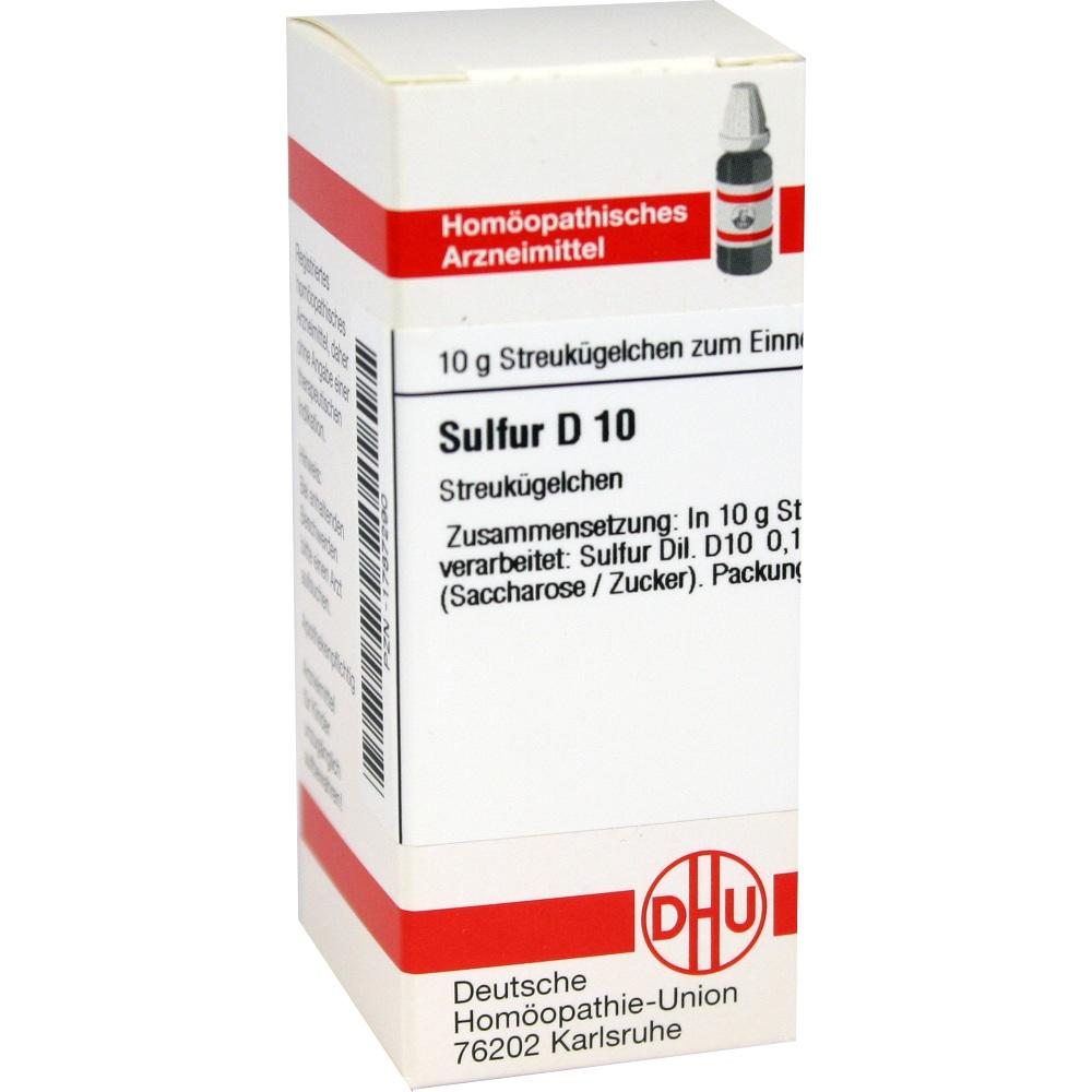 SULFUR D 10 Globuli