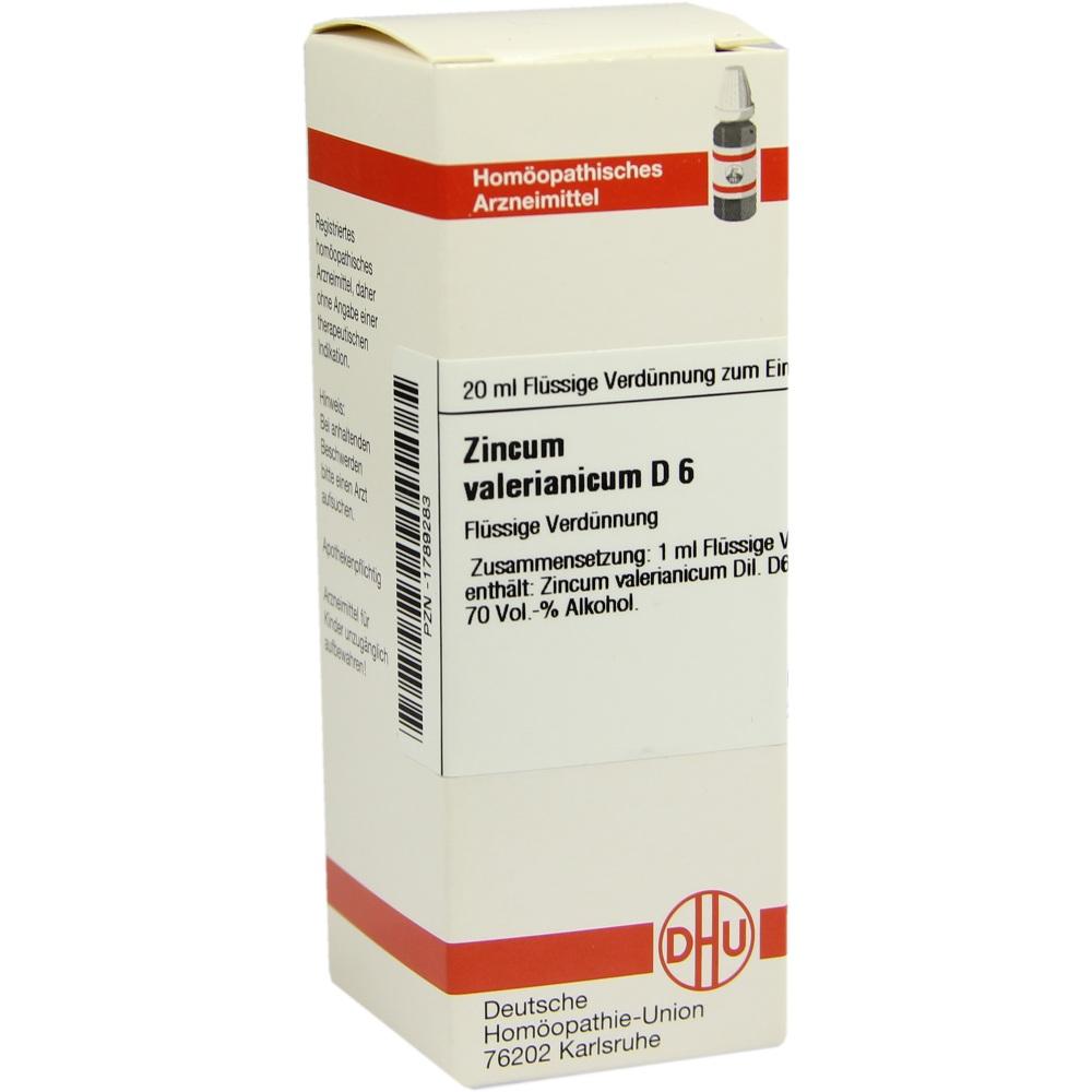 ZINCUM VALERIANICUM D 6 Dilution