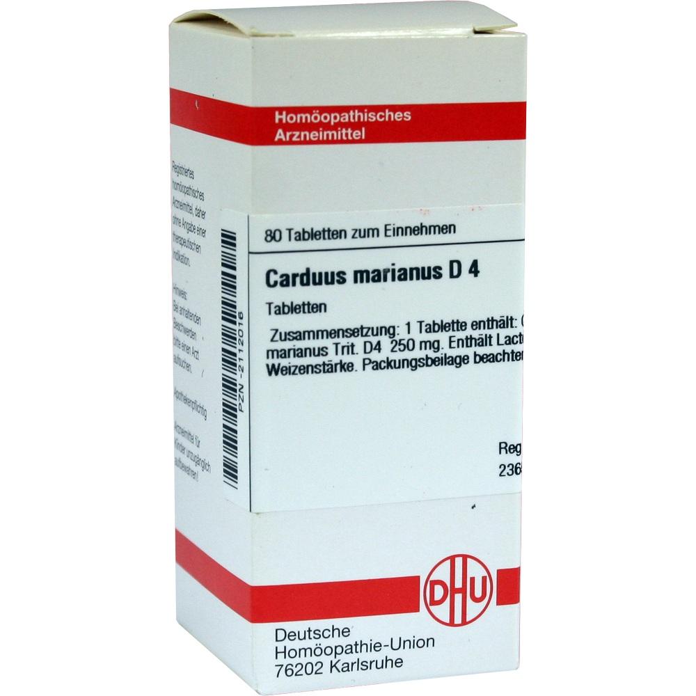 CARDUUS MARIANUS D 4 Tabletten