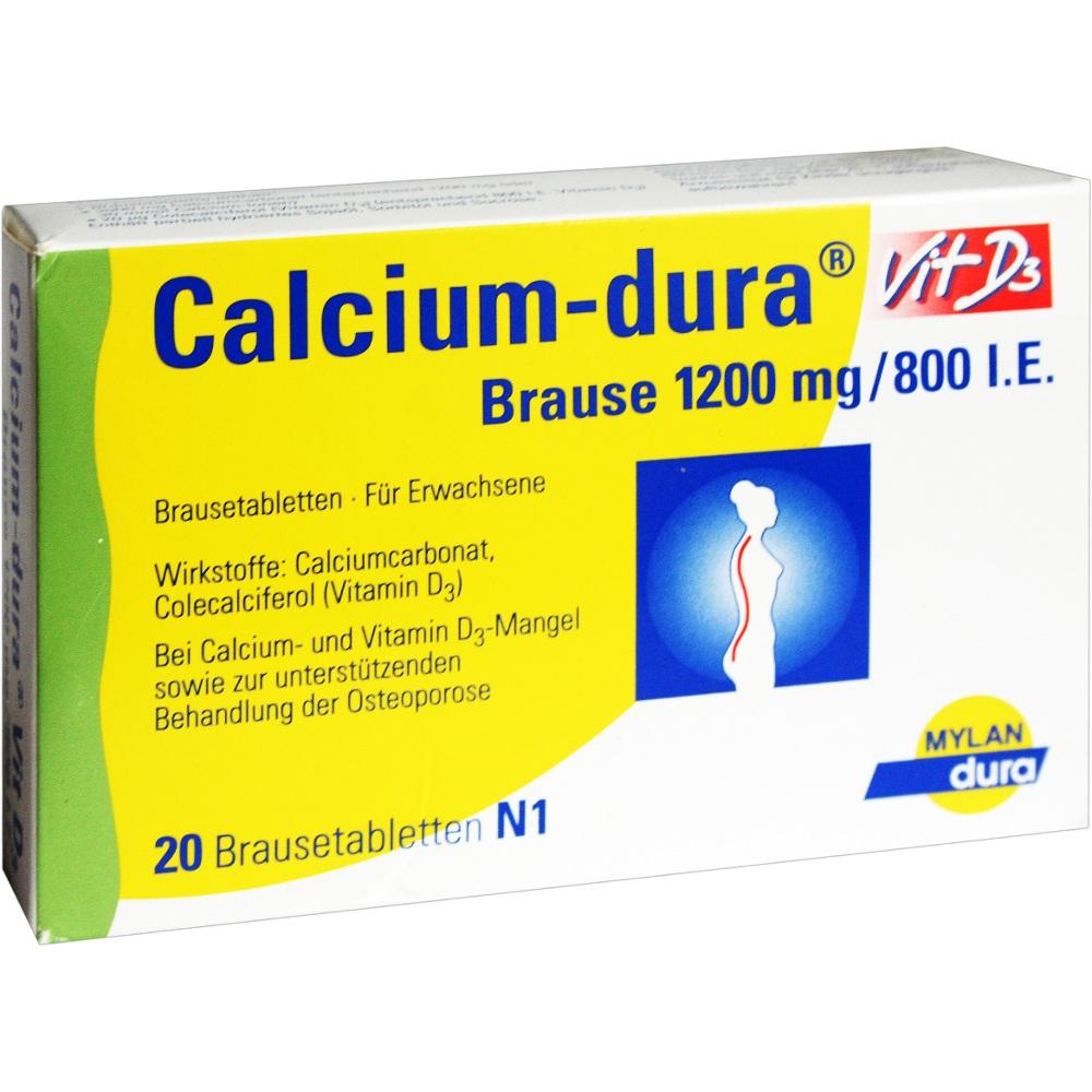 CALCIUM DURA Vit D3 Brause 1200 mg/800 I.E.