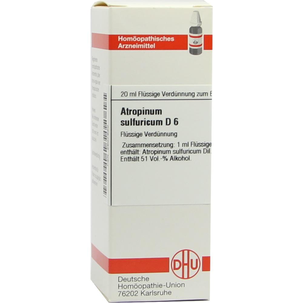 ATROPINUM SULFURICUM D 6 Dilution