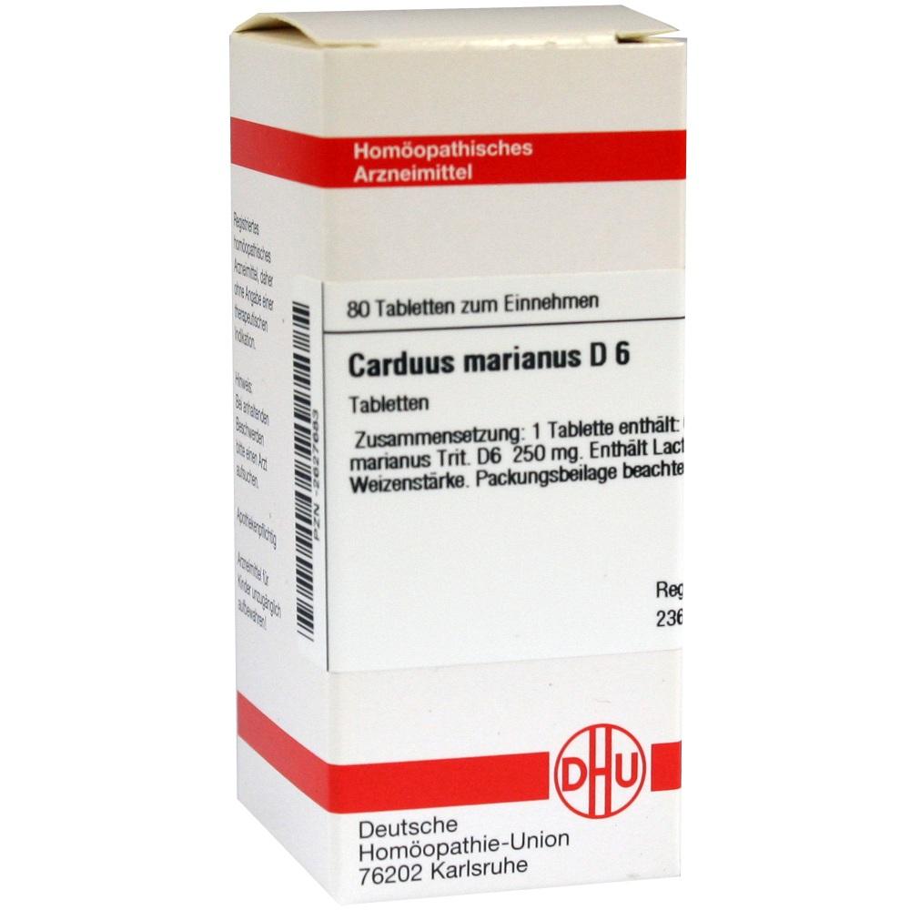 CARDUUS MARIANUS D 6 Tabletten