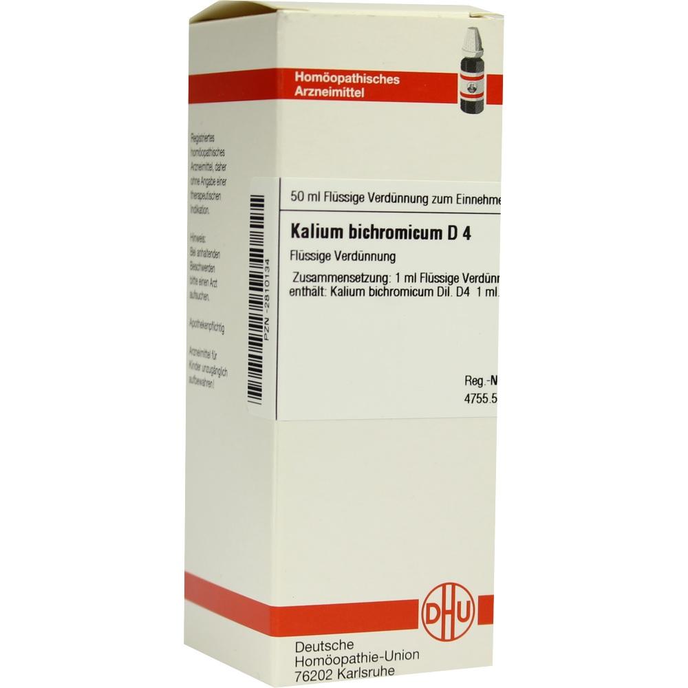 Kalium Bichromicum D 4 Dilution 50 Ml 