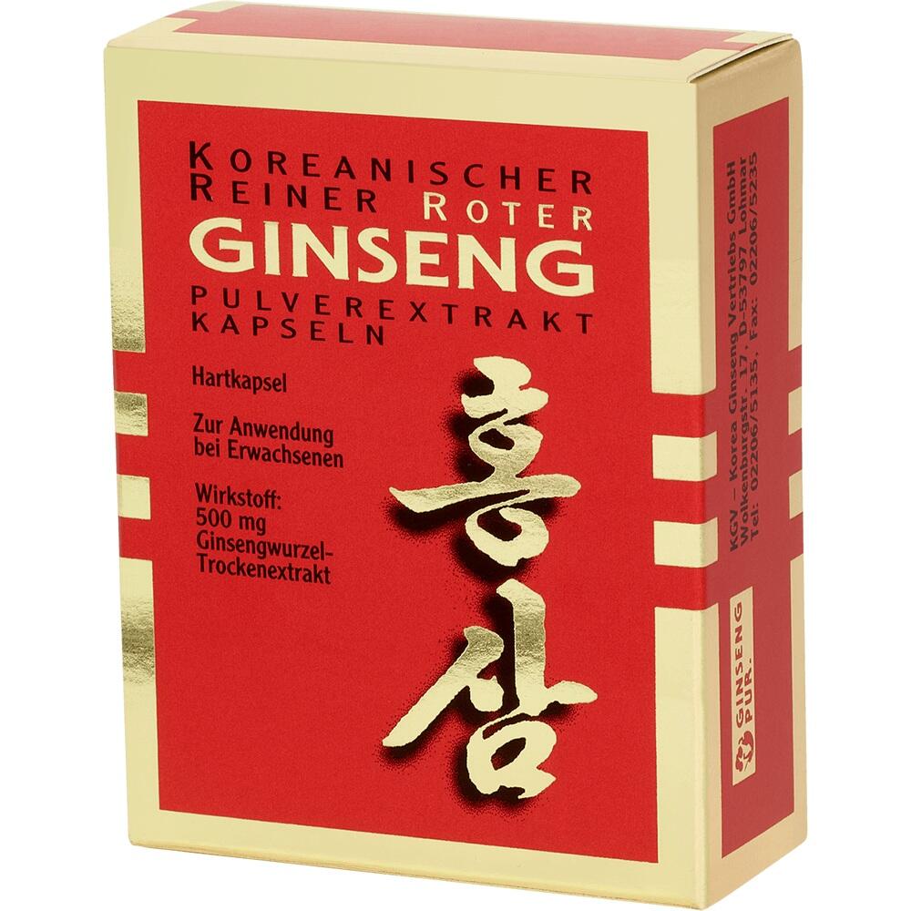 ROTER GINSENG Extrakt Kapseln