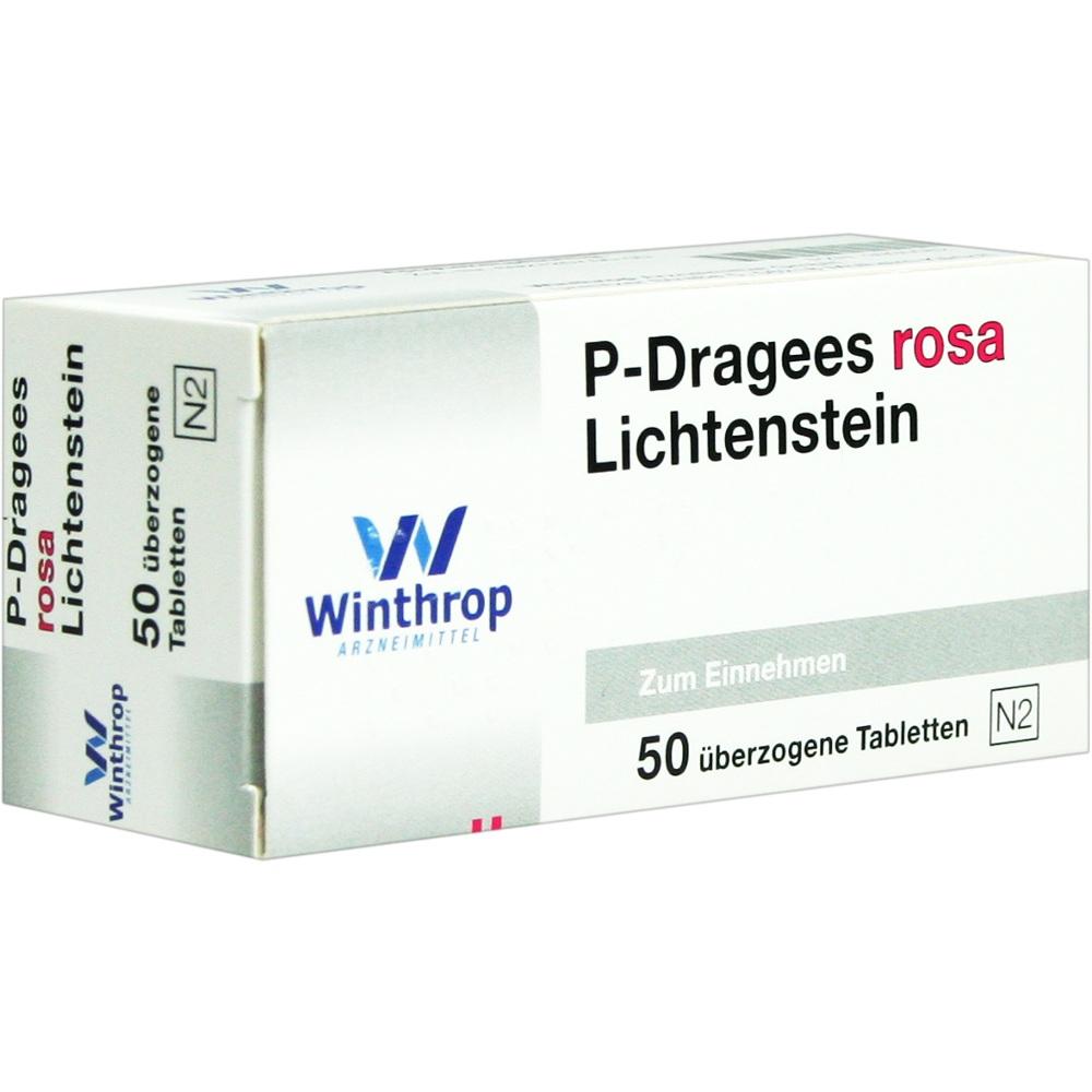 P DRAGEES rosa