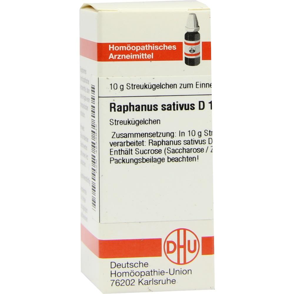 RAPHANUS SATIVUS D 12 Globuli