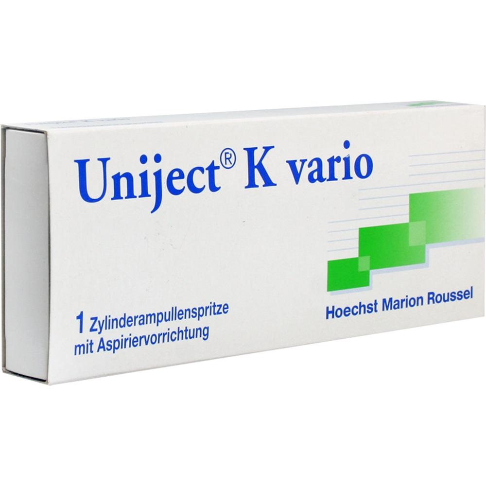 UNIJECT K vario Zylinderampullenspritze Spritzen 1 Stück online kaufen