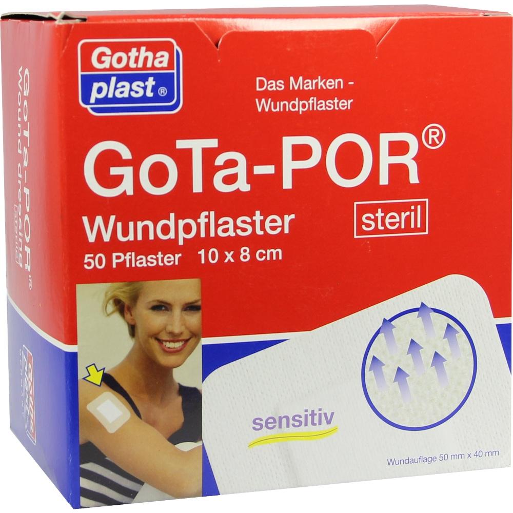 GOTA-POR Wundpflaster steril 80x100 mm