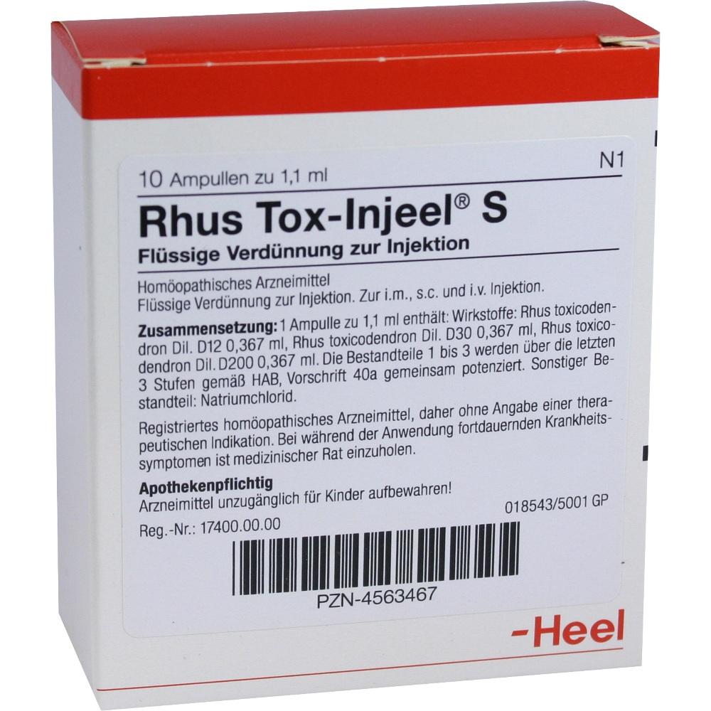 RHUS TOX Injeel S Ampullen