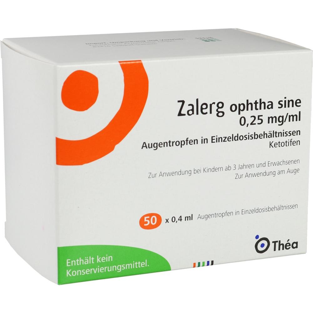Zalerg ophtha sine 0,25mg/ml Augentropfen