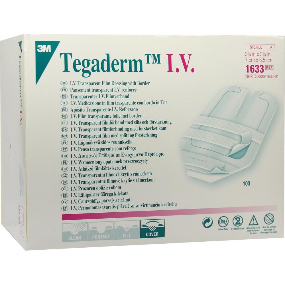 TEGADERM 3M Transpar.Verb.7x8,5 cm 1633