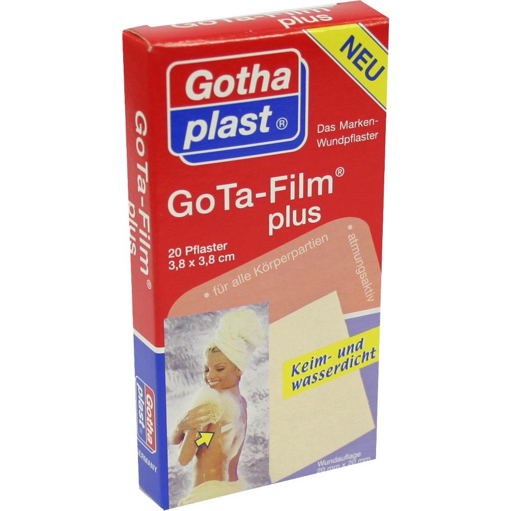 GOTA FILM plus 3,8x3,8 cm Pflaster