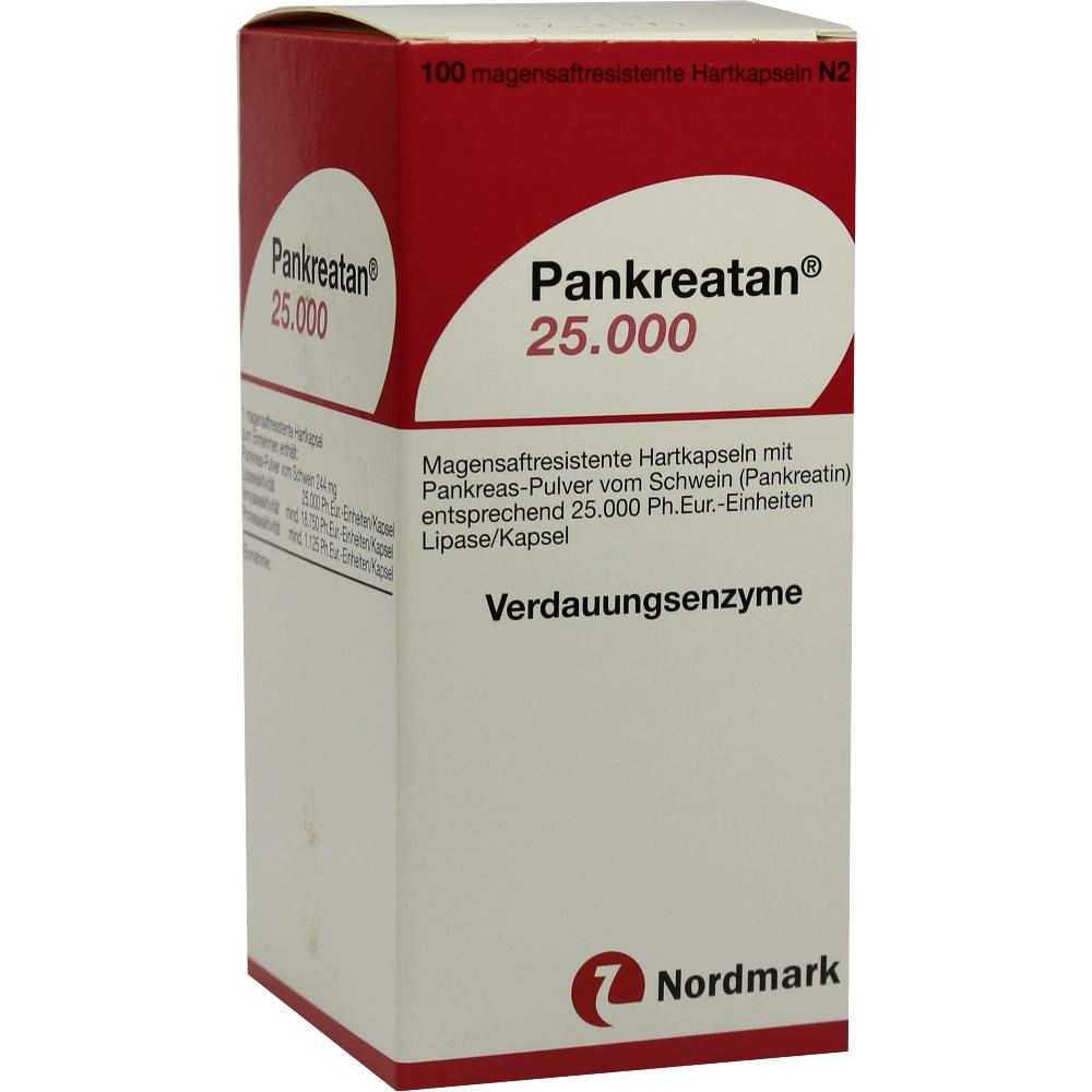 PANKREATAN 25.000 magensaftresistente Hartkapseln