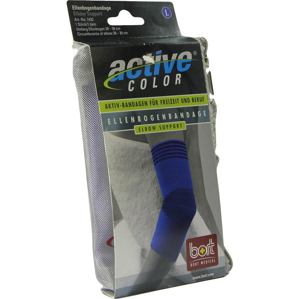 BORT ActiveColor Ellenbogenbandage large blau