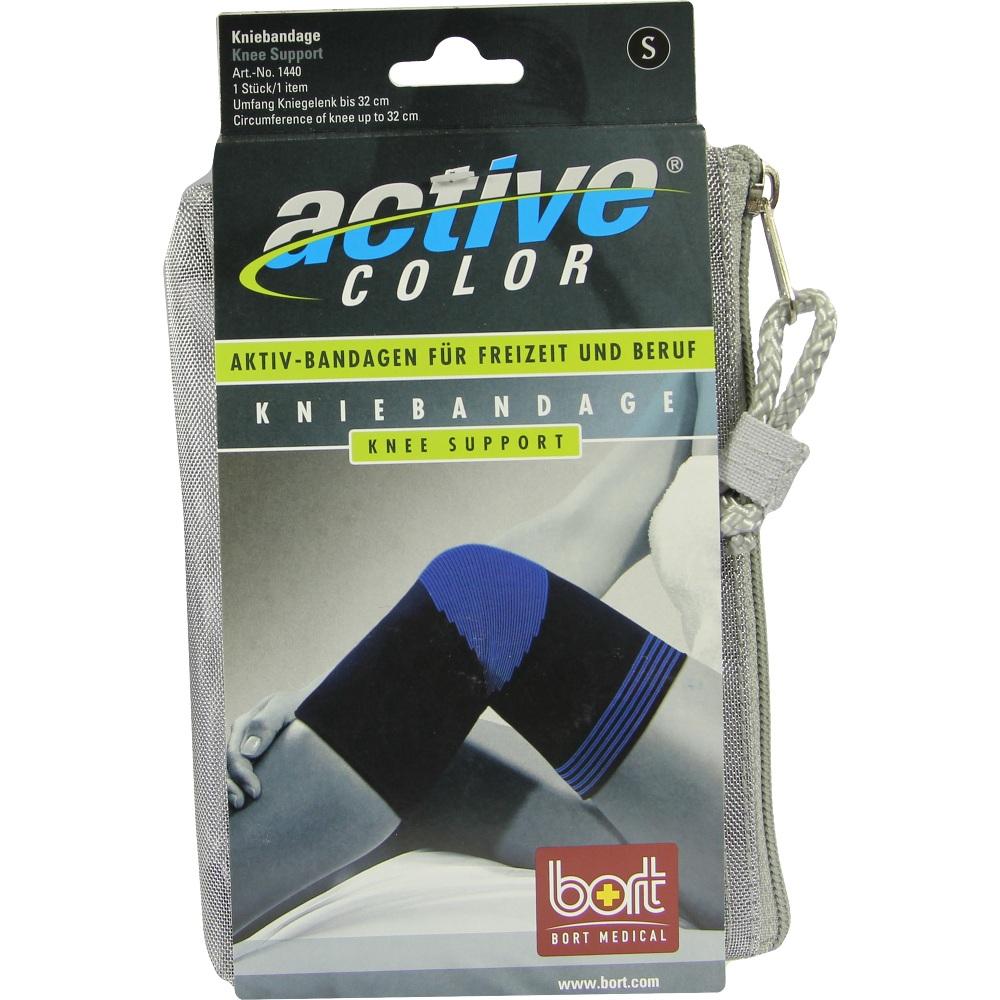 BORT ActiveColor Kniebandage small schwarz