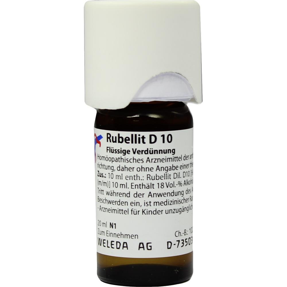 WELEDA RUBELLIT D 10 Dilution
