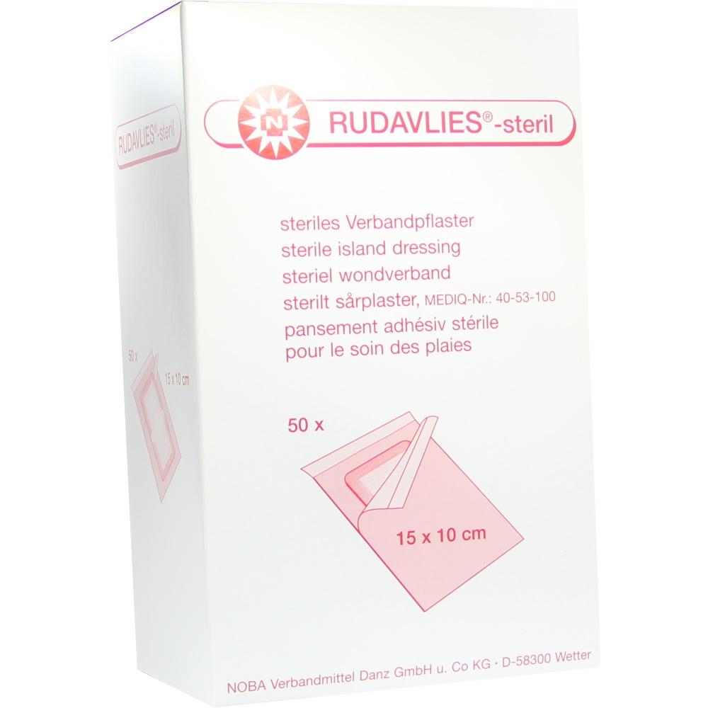 RUDAVLIES-steril Verbandpflaster 10x15 cm