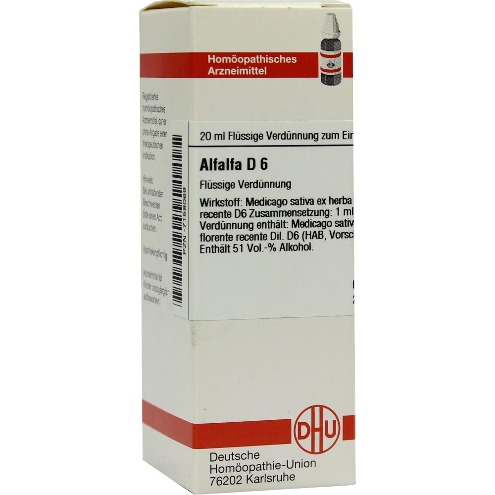 ALFALFA D 6 Dilution