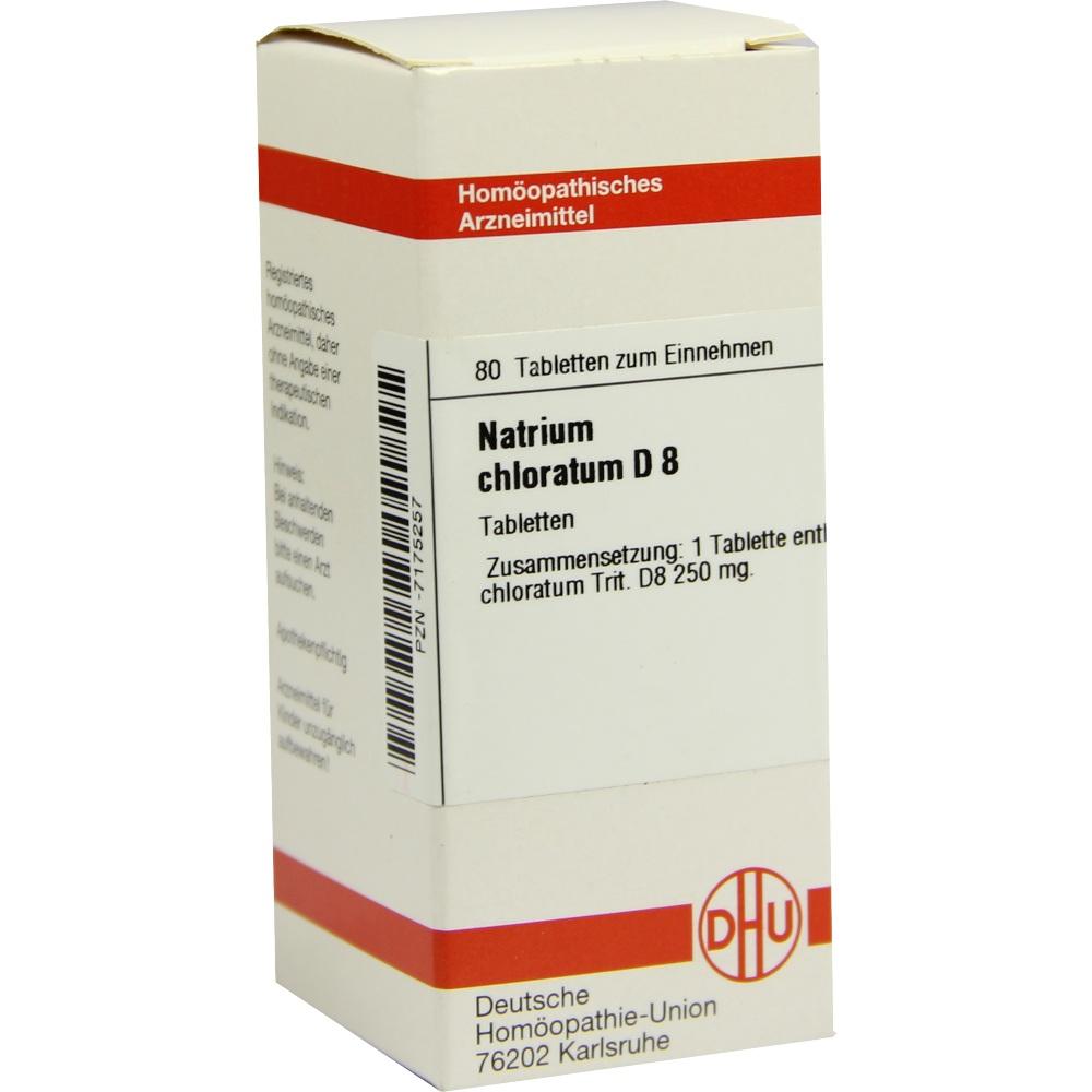 NATRIUM CHLORATUM D 8 Tabletten 80 Stück | online kaufen