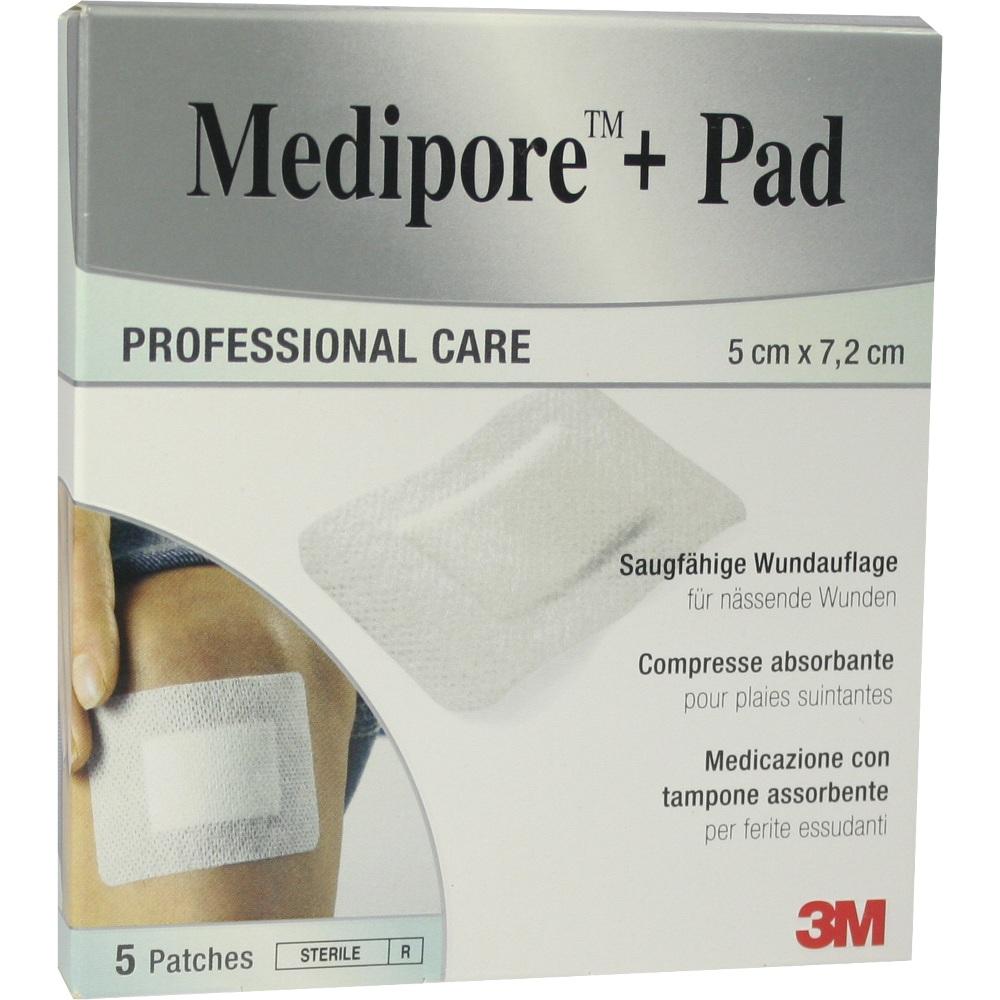 MEDIPORE+Pad 3M 5x7,2cm 3562NP Pflaster